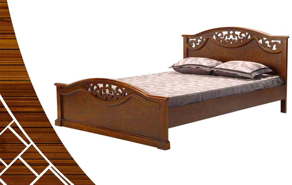 17 Wooden Double Bed