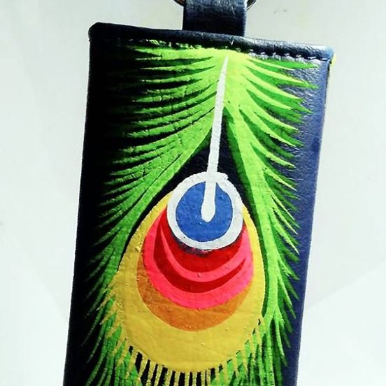 40414214_1905209076225400_1845734845104259072_n Rickshaw painted Key ring(double)