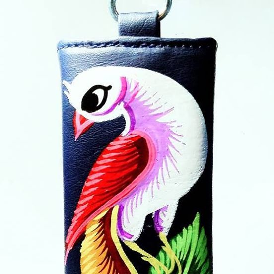 40561938_1902917479793510_6523778378837786624_n Rickshaw painted Key ring(double)