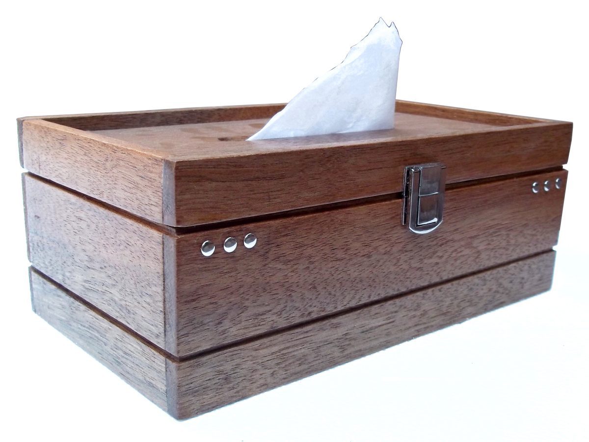 Wooden Tissue Box