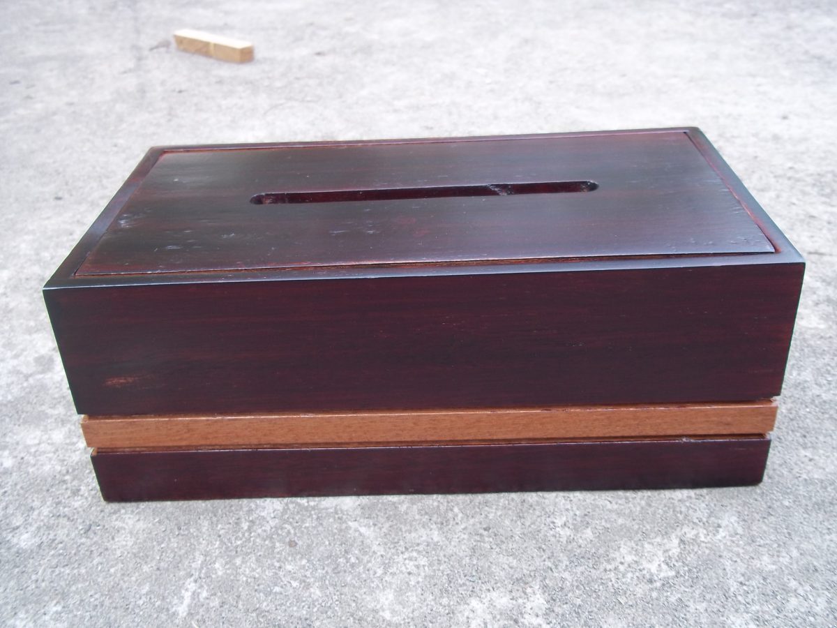 Wooden Tissue Box