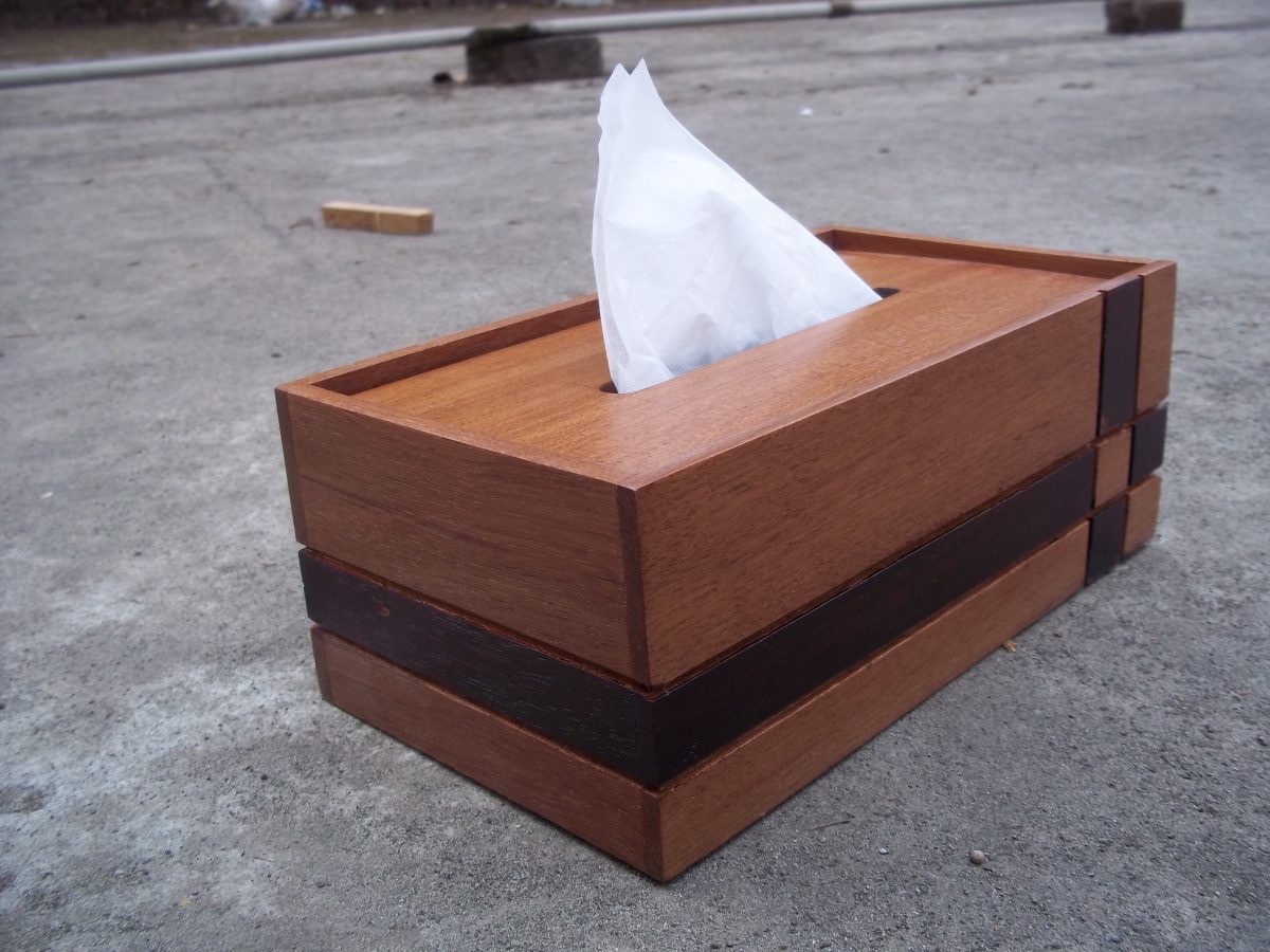 Wooden Tissue Box