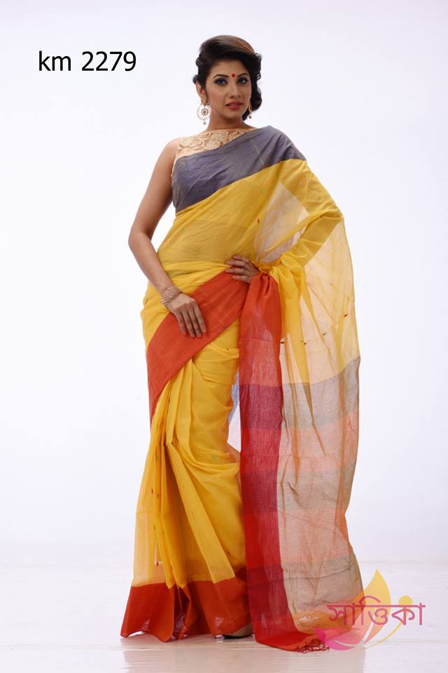 Cotton 1200 Tangail Cotton Saree