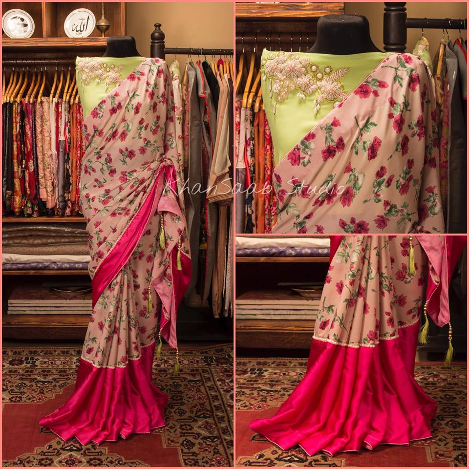 48409018_1990955077608103_4842484079012085760_n Crepe Georgette Saree