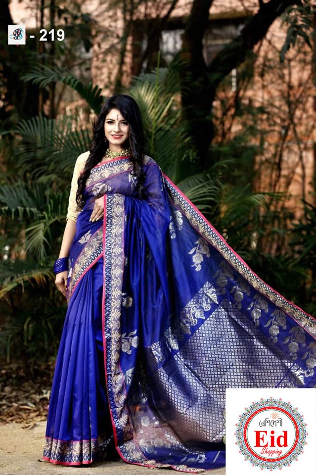 Half-Slik Saree Half-Slik Saree