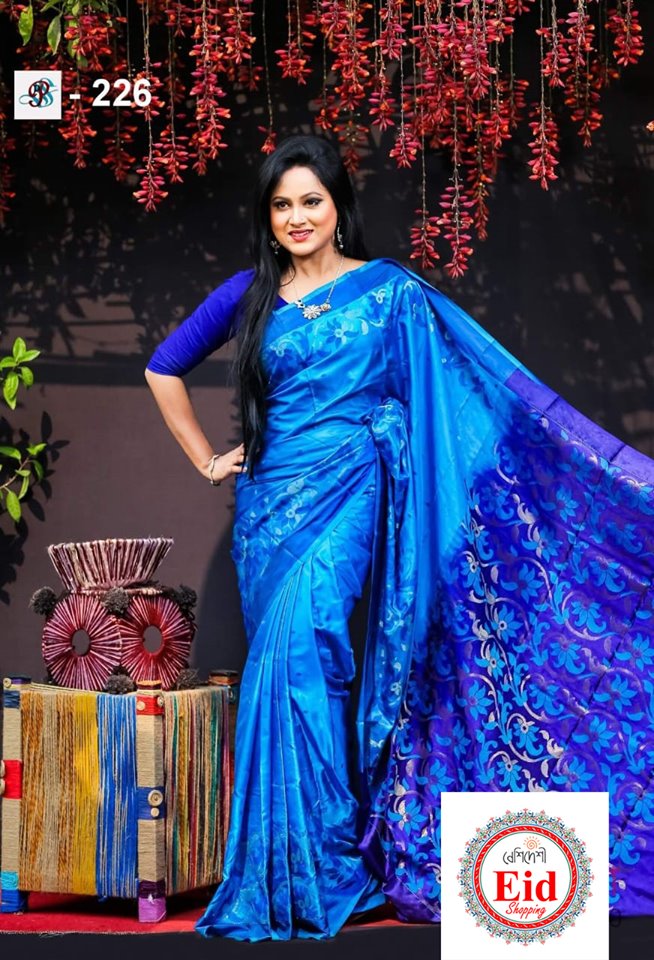 Pure-Slik Jamdani Saree Pure-Slik Jamdani Saree
