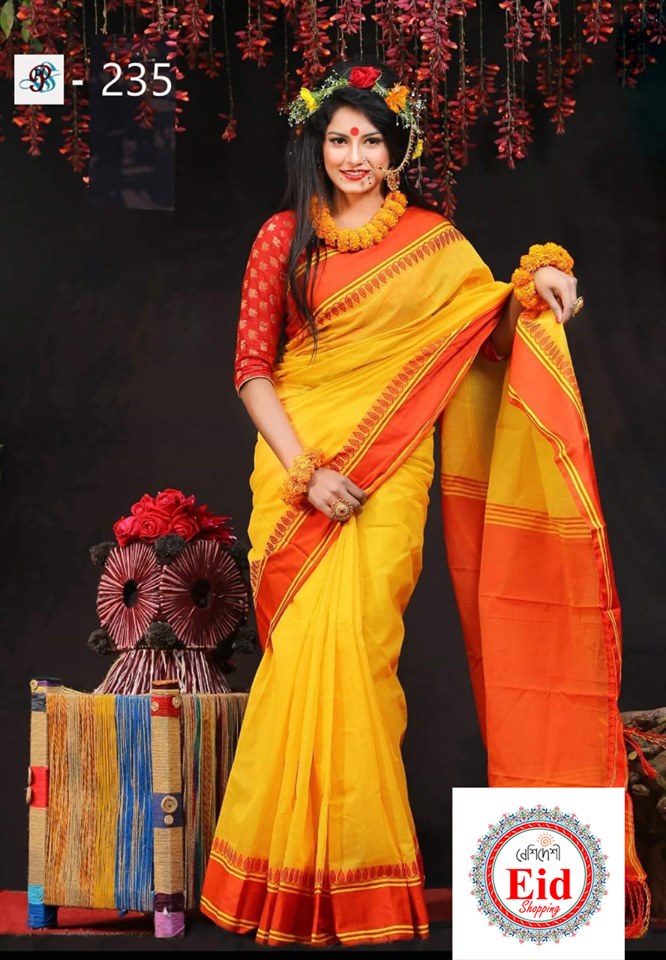Half-Slik Saree Half-Slik Saree