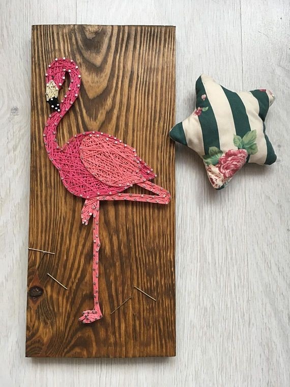 Wood String Wall Hanging Wood String Wall Hanging