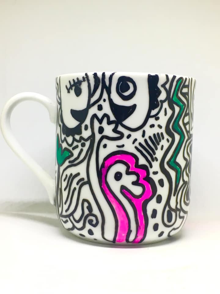 67383184_2125681097731659_8751511862970941440_n Hand Painted Doddle Coffee Mug