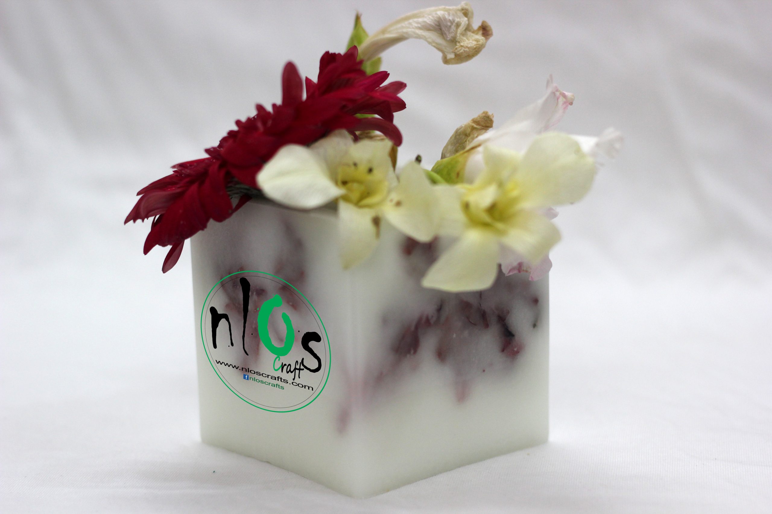 3 (2) Square Flower Vase