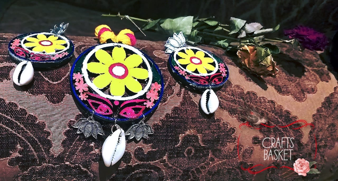 3 HandPainted Jewelry