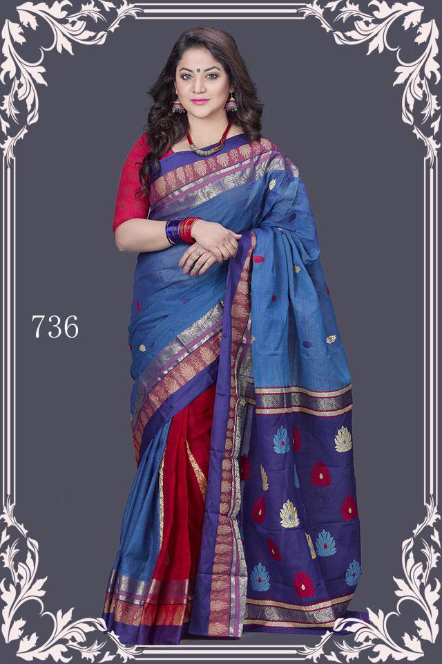 69875776_932793430393416_8687335228978495488_n Tangail Cotton Saree