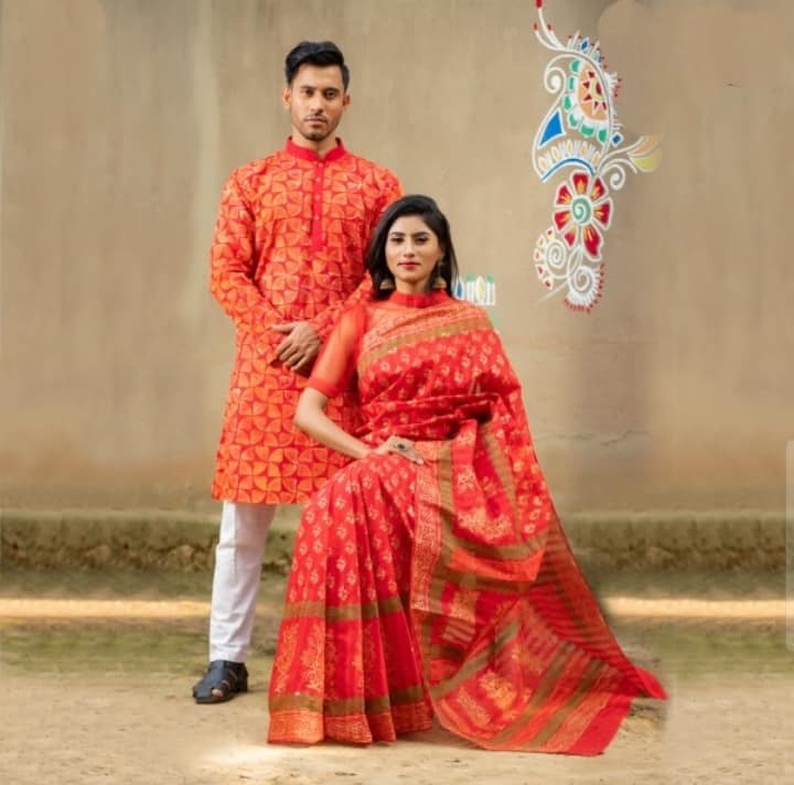 IMG-20190920-WA0010 Couple Panjabi and Saree