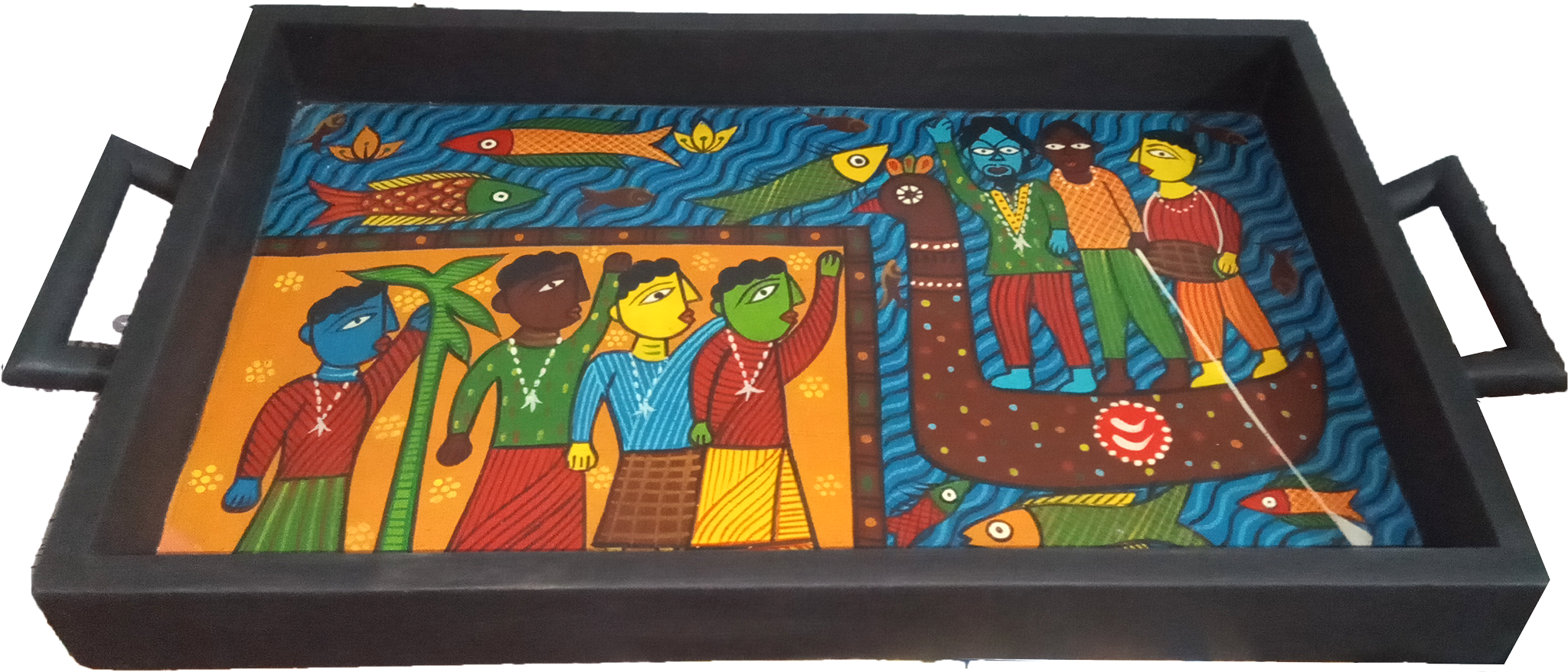 5 Hand Painted Serving Tray