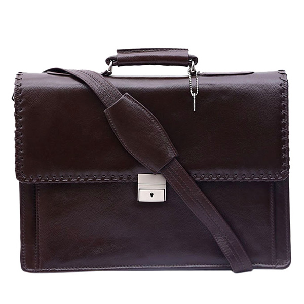 MA014 Brown A Office bag