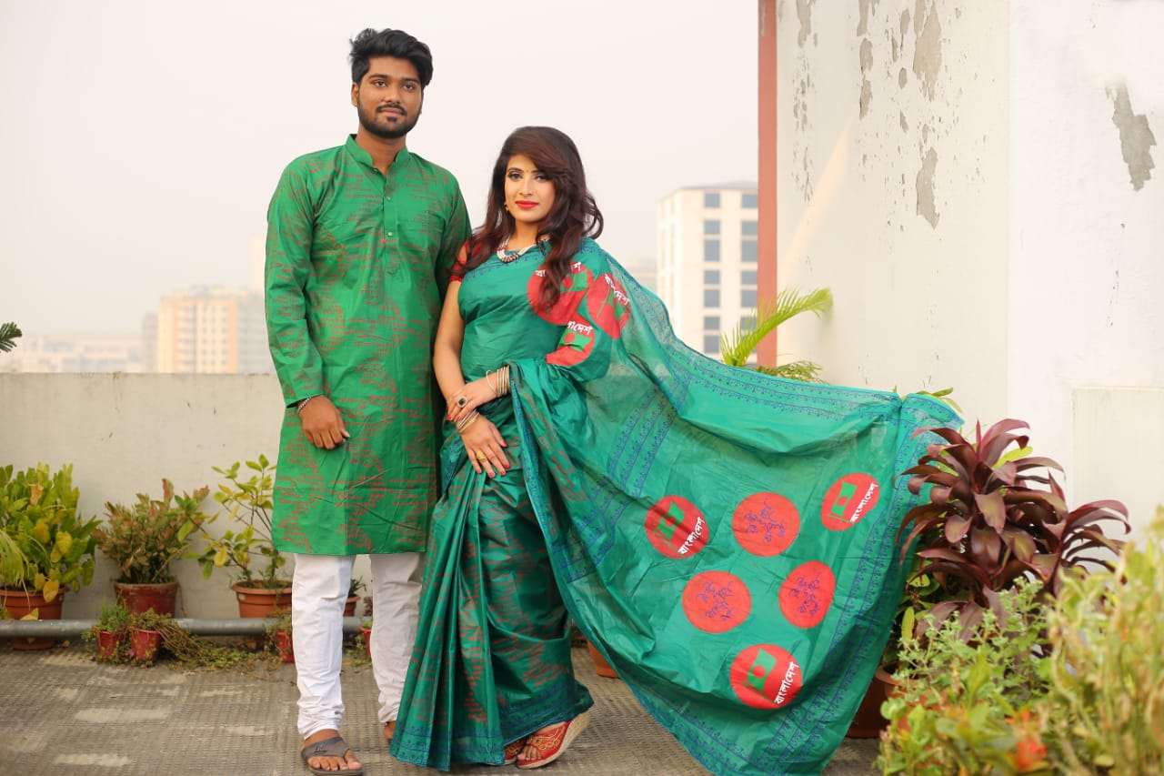 WhatsApp Image 2019-12-21 at 11.32.16 AM Couple Panjabi and Saree