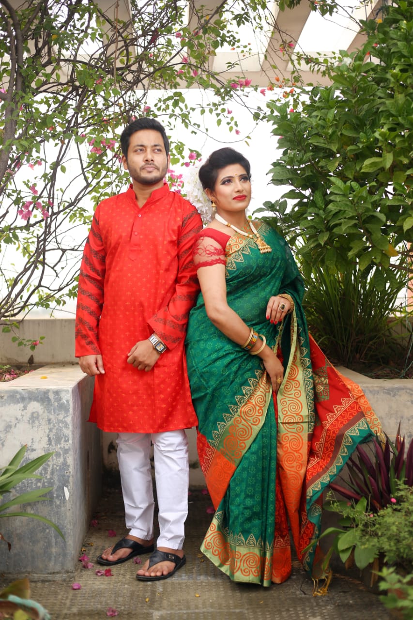 WhatsApp Image 2019-12-21 at 11.32.24 AM Couple Panjabi and Saree