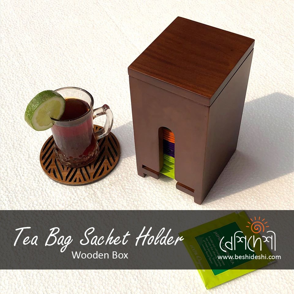 Wooden Tea Bag Sachet Holder! - Beshi Deshi