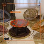 Rickshaw Painted Round Table