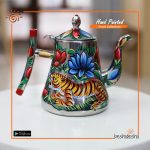 Rickshaw Painted Steel Teapot