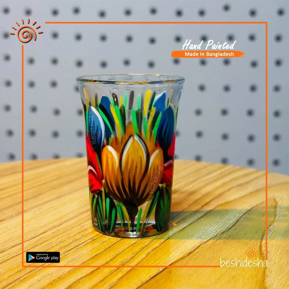 Rickshaw Painted Shot Glass Set