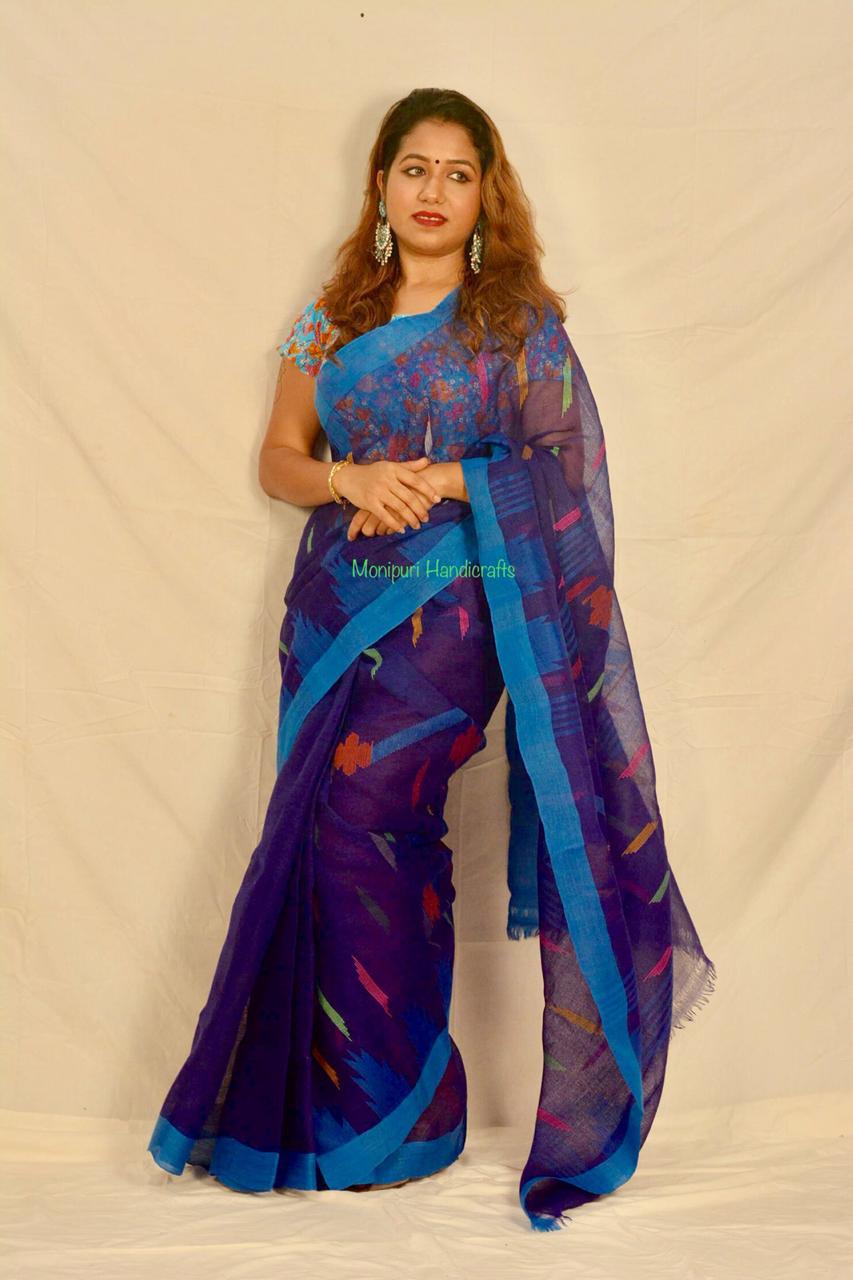 WhatsApp Image 2020-03-05 at 3.59.50 PM Monipuri handwoven cotton sari