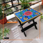 Rickshaw Painted Folding Table