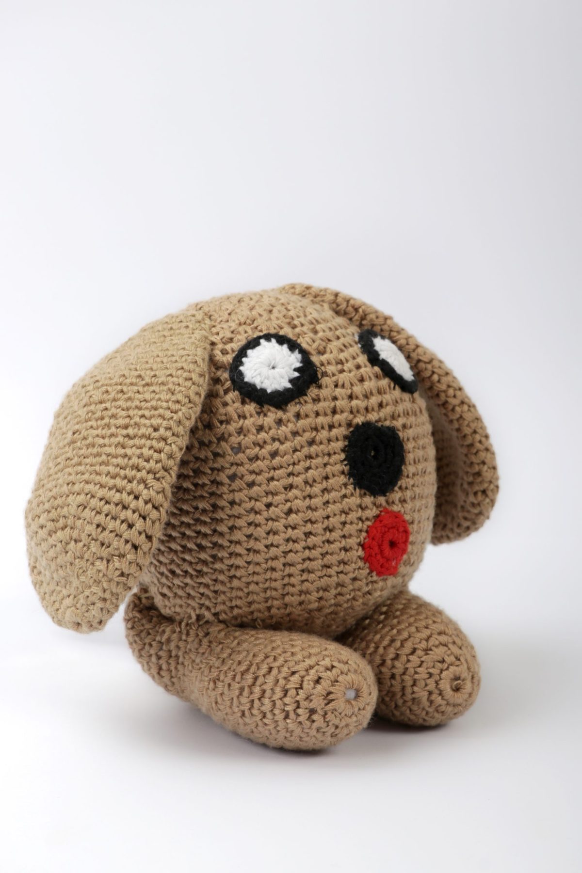 Crocheted Dog Head