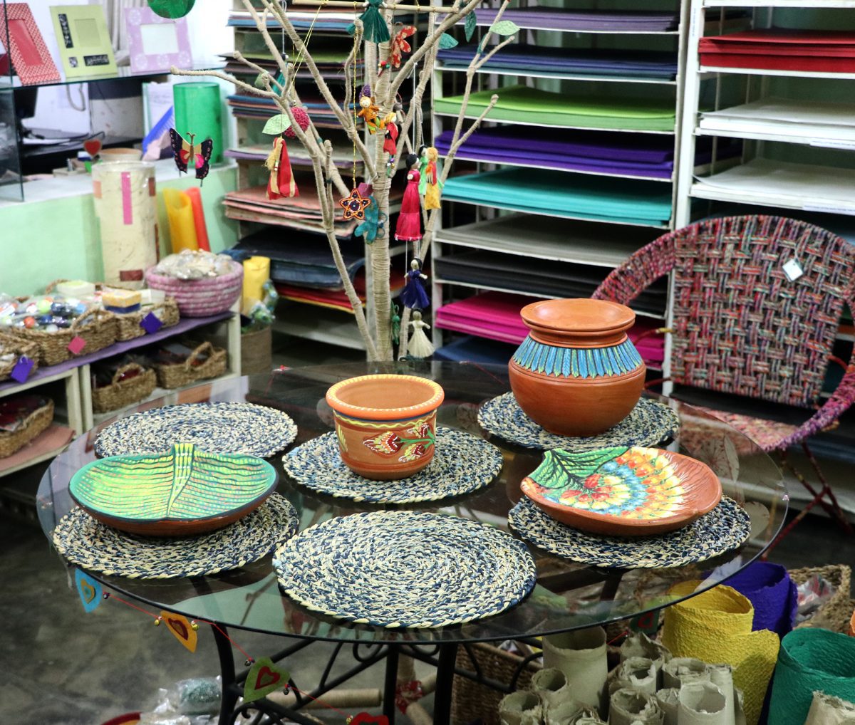 Hogla Grass placement set