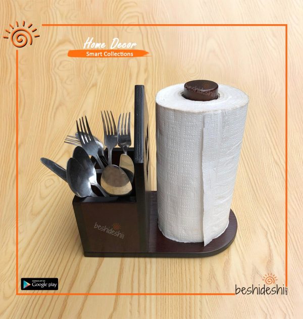 Kitchen Towel & Spoon Holder