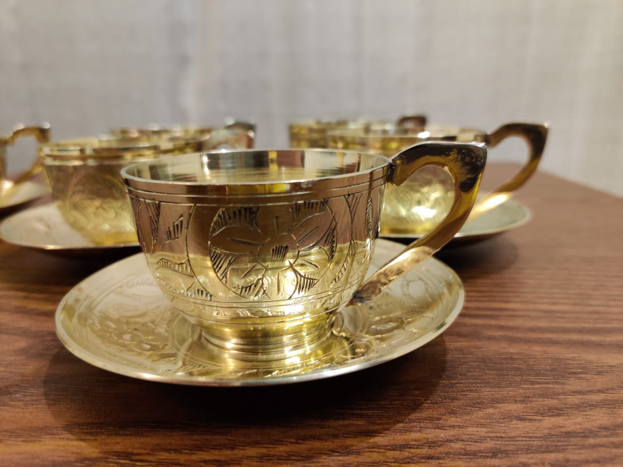 WhatsApp Image 2020-09-01 at 10.32.52 PM (7) Brass (Pitol) Tea Cup 6 Pcs Set