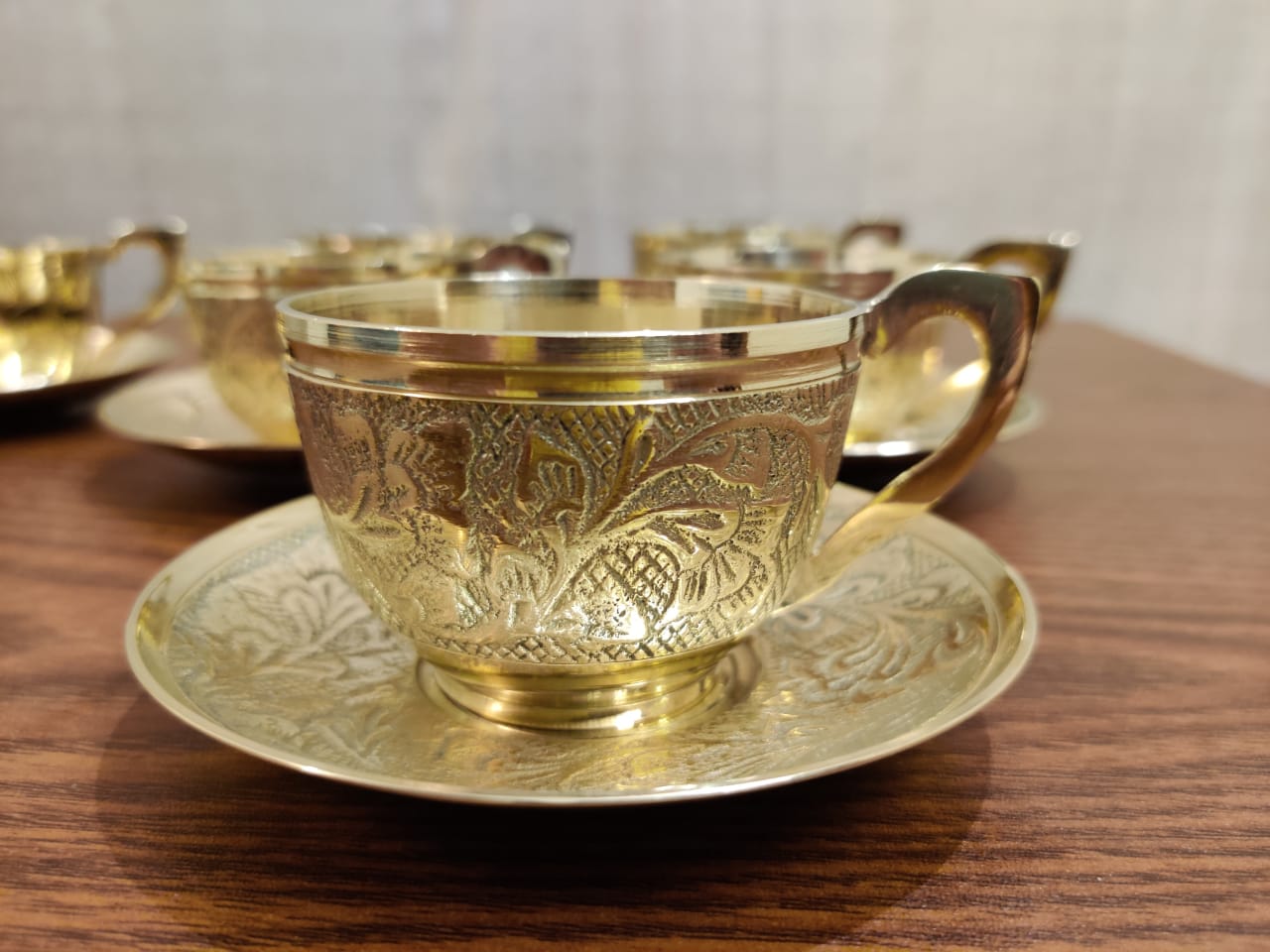 WhatsApp Image 2020-09-03 at 2.48.07 PM (1) Brass (Pitol) Tea Cup 6 Pcs Set