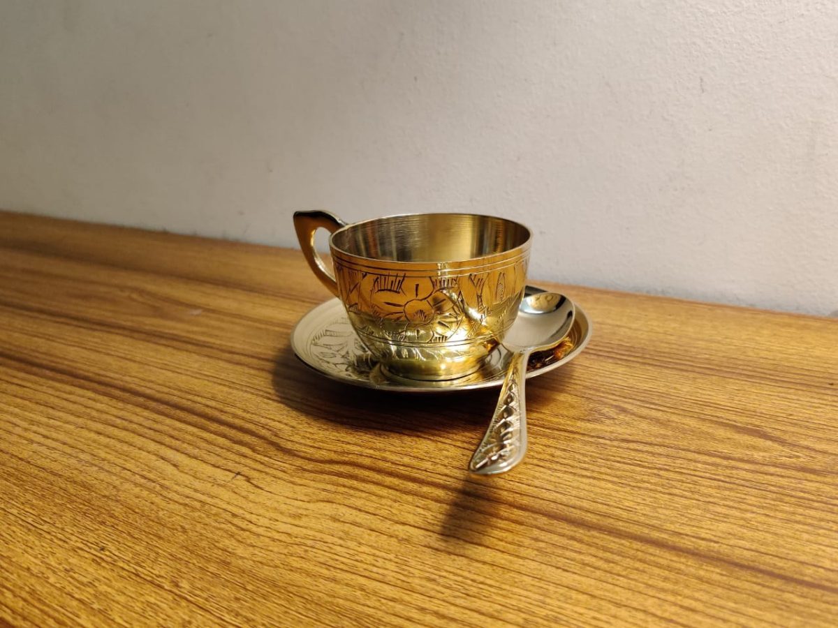 Brass (Pitol) Tea Cup 6 Pcs Set