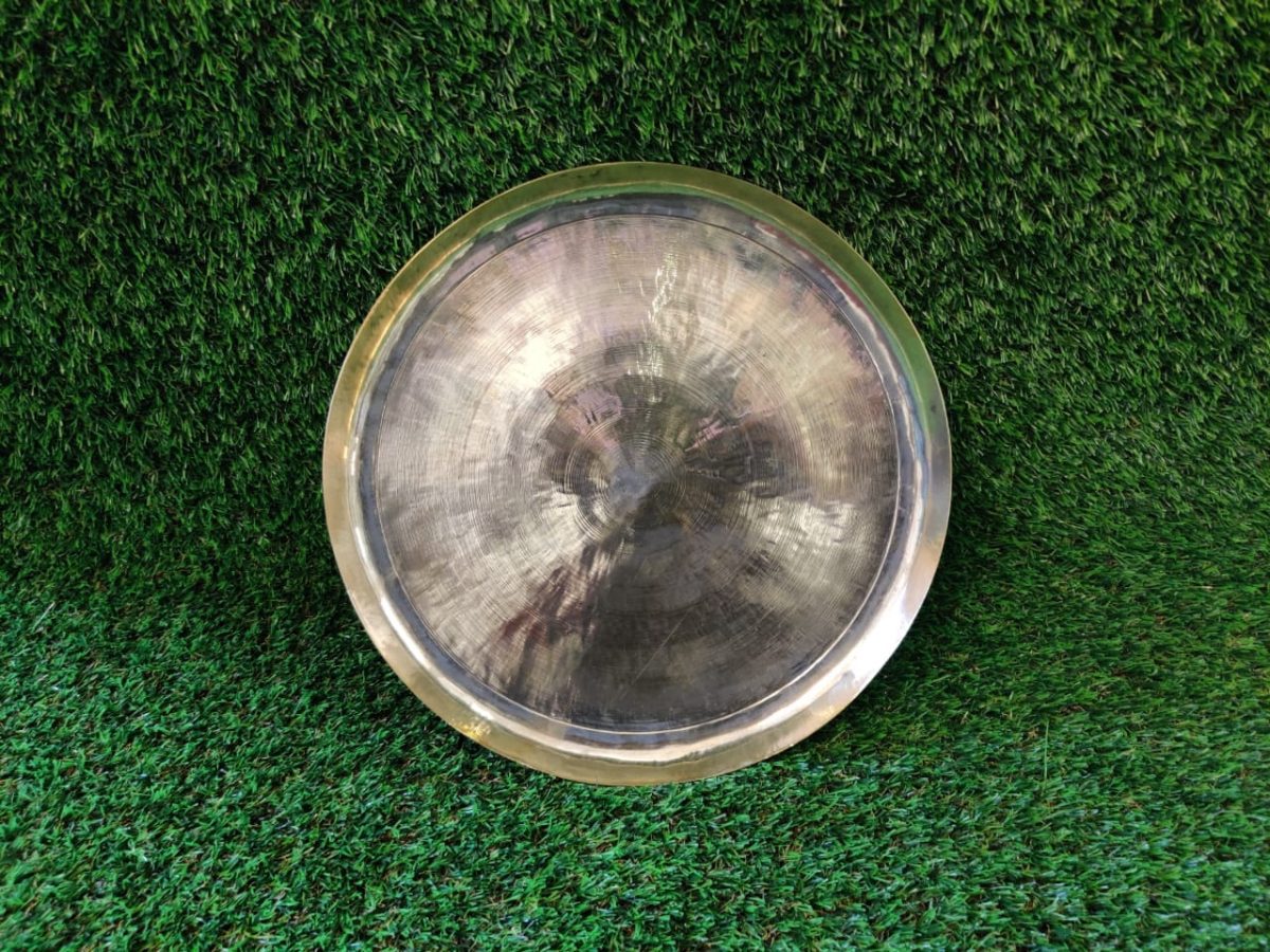 Dhup Puja Set (Brass/Pitol) with Plate