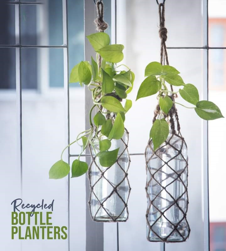 Recycled Bottle Planter Beshi Deshi