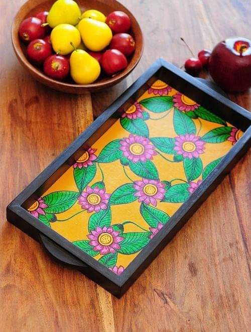 WhatsApp Image 2020-10-01 at 3.01.11 PM Hand Painted Tray Large Size