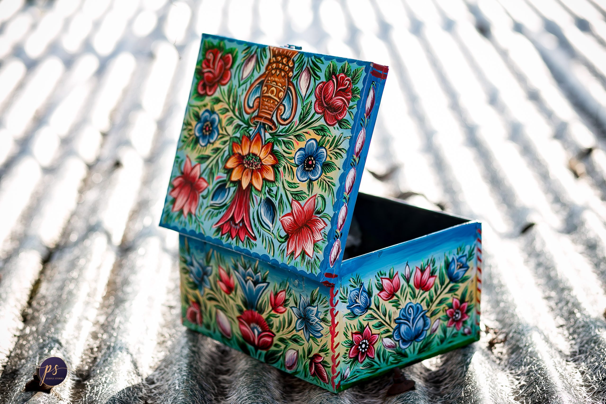 1604413210763 Painted Storage Box