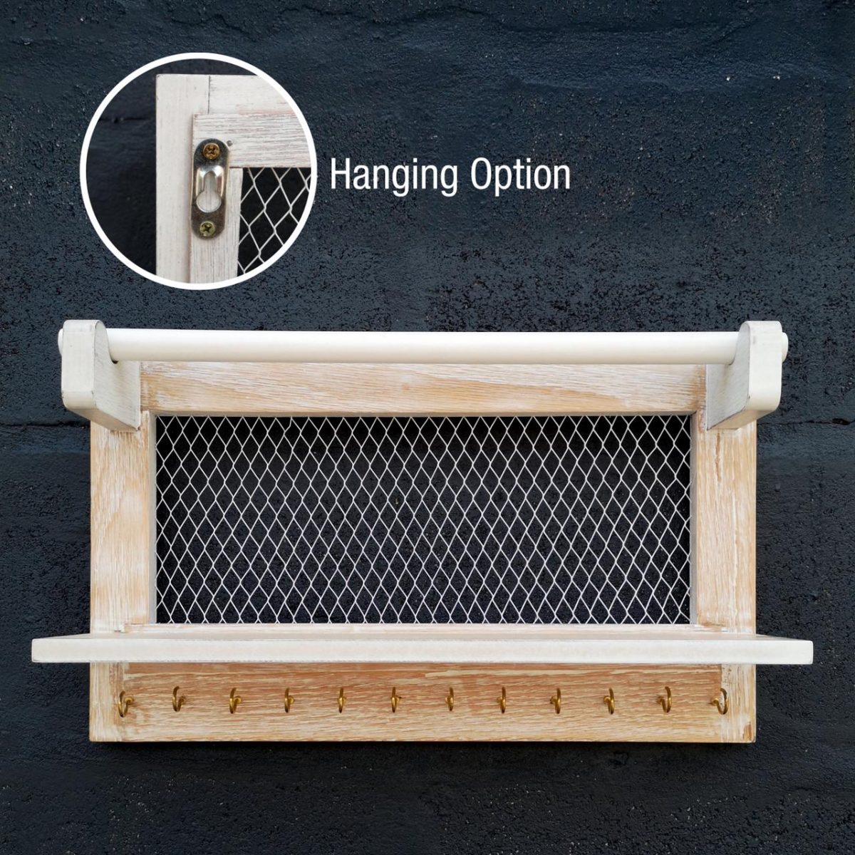 Wall Mounted Jewelry Organizer