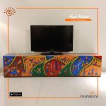 Rickshaw Painted TV Cabinet