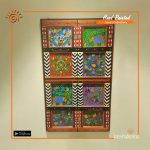 Vintage Style Window With Rickshaw Paint