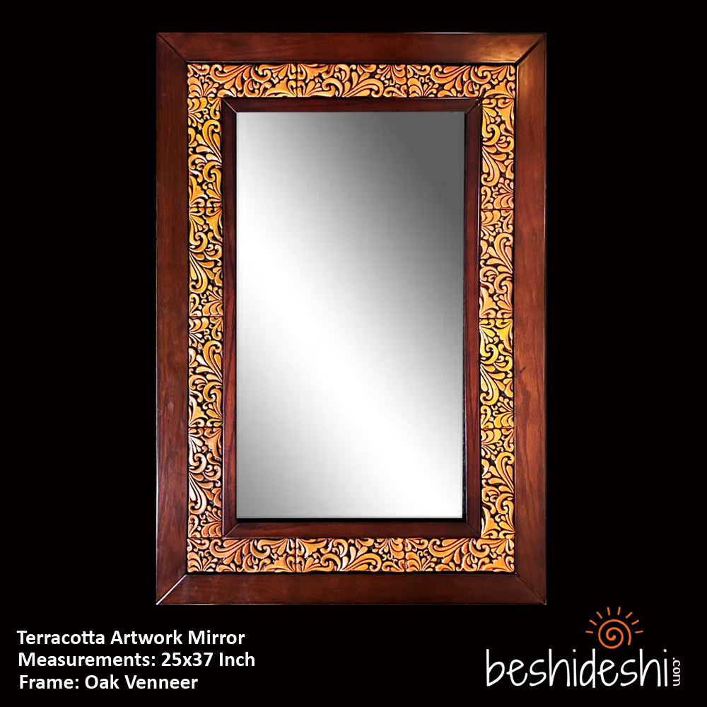 Mirror 1 Terracotta Mirror