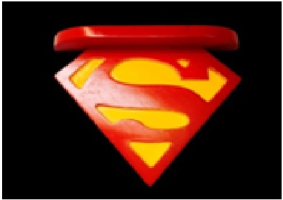 1 Superman Wall Mounting Shelf