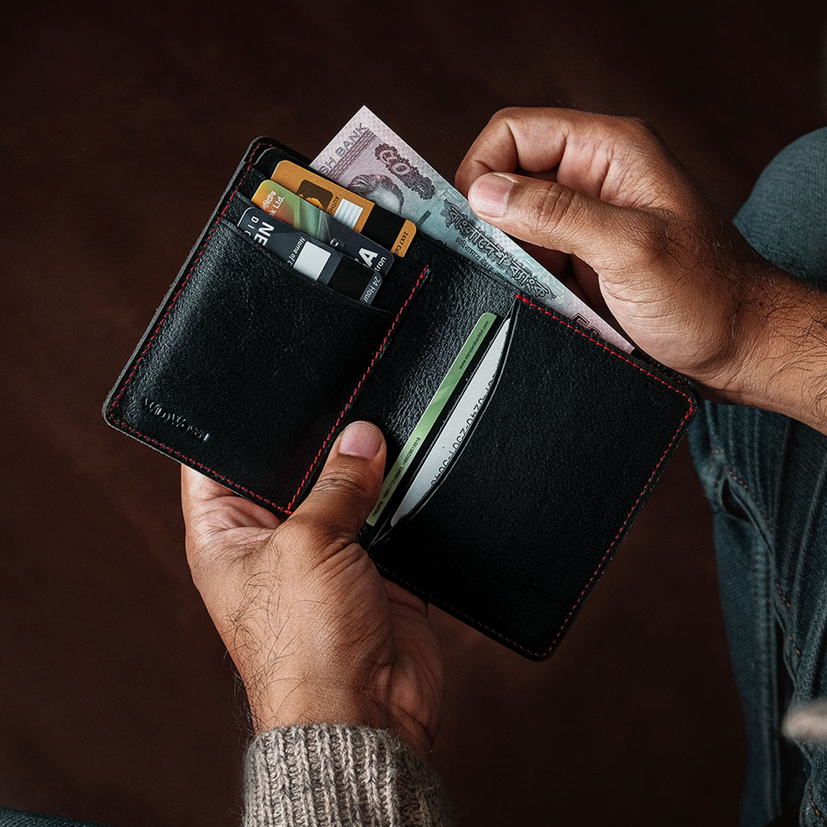 1. Main Image Wallet B1 Ink Black