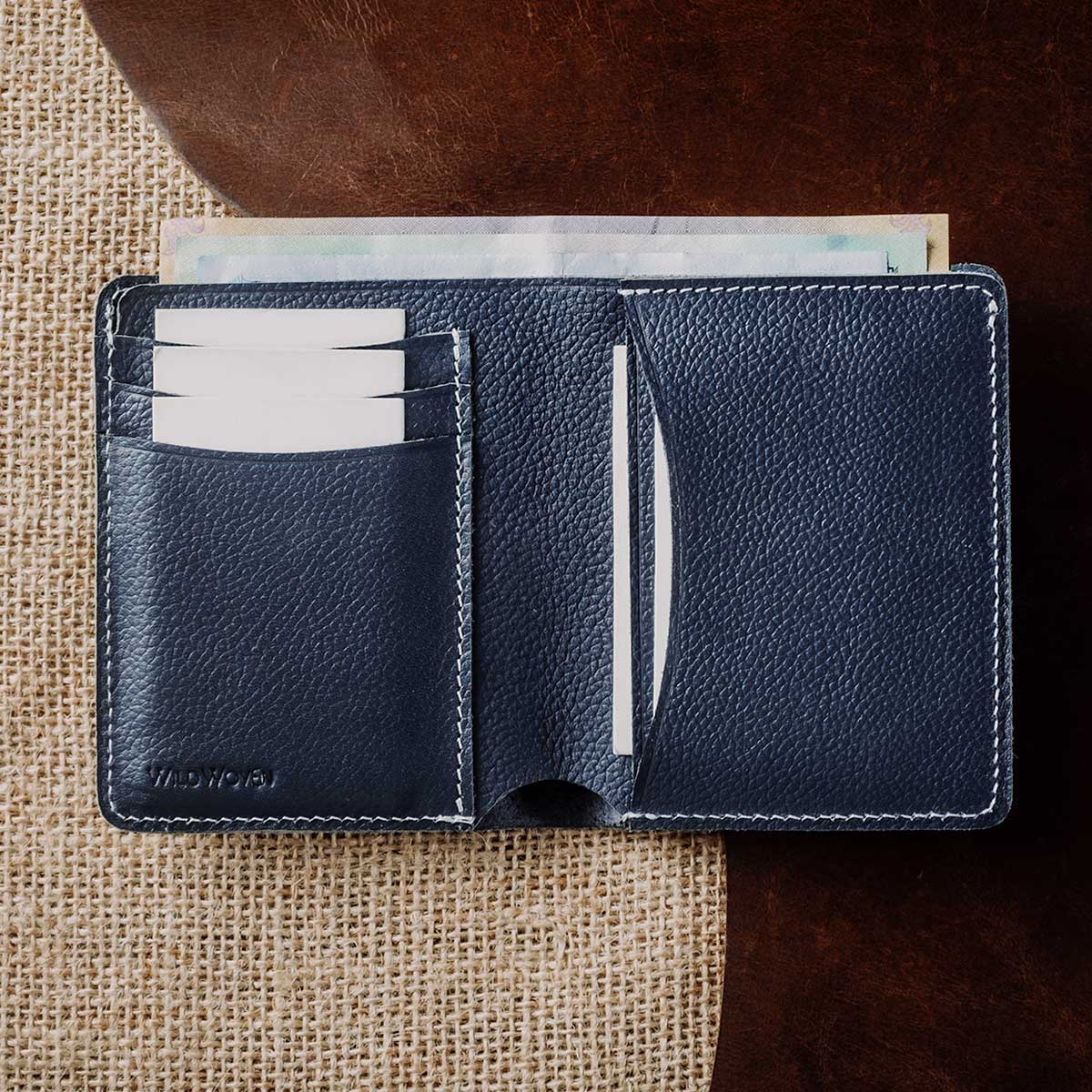 1. Main Image Wallet B1 Yale Blue