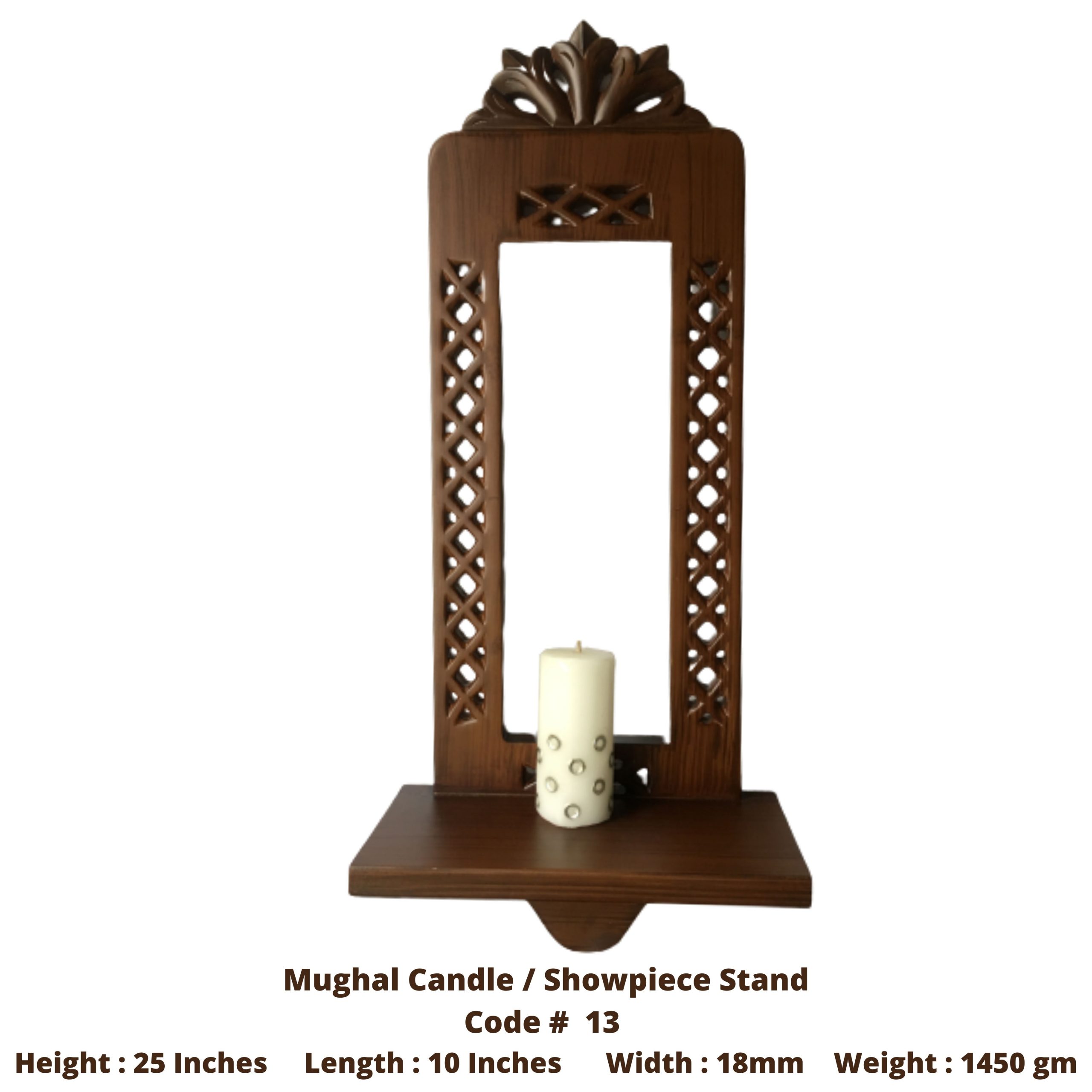 19 (3) Mughal Candle Stand/Show piece Stand