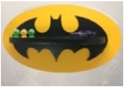 3 Batman Wall Mounting Shelf
