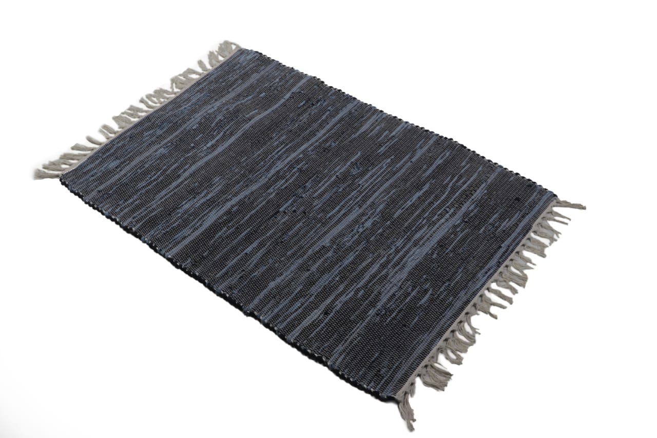 6 Recycled Denim Floor Mat