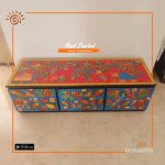 Rickshaw Painted TV Cabinet