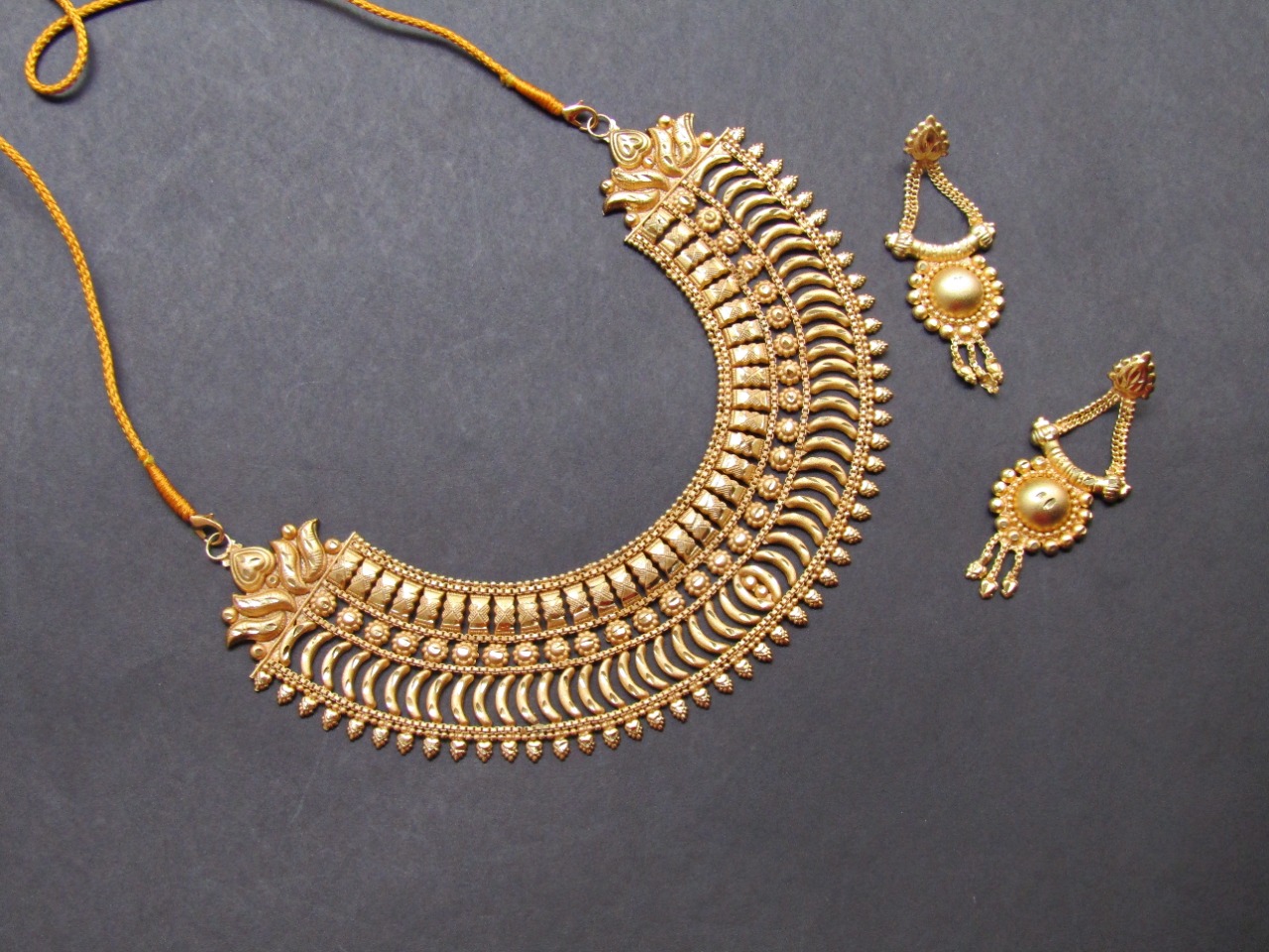 Bridal Combo Gold Plated Jewelry Set 