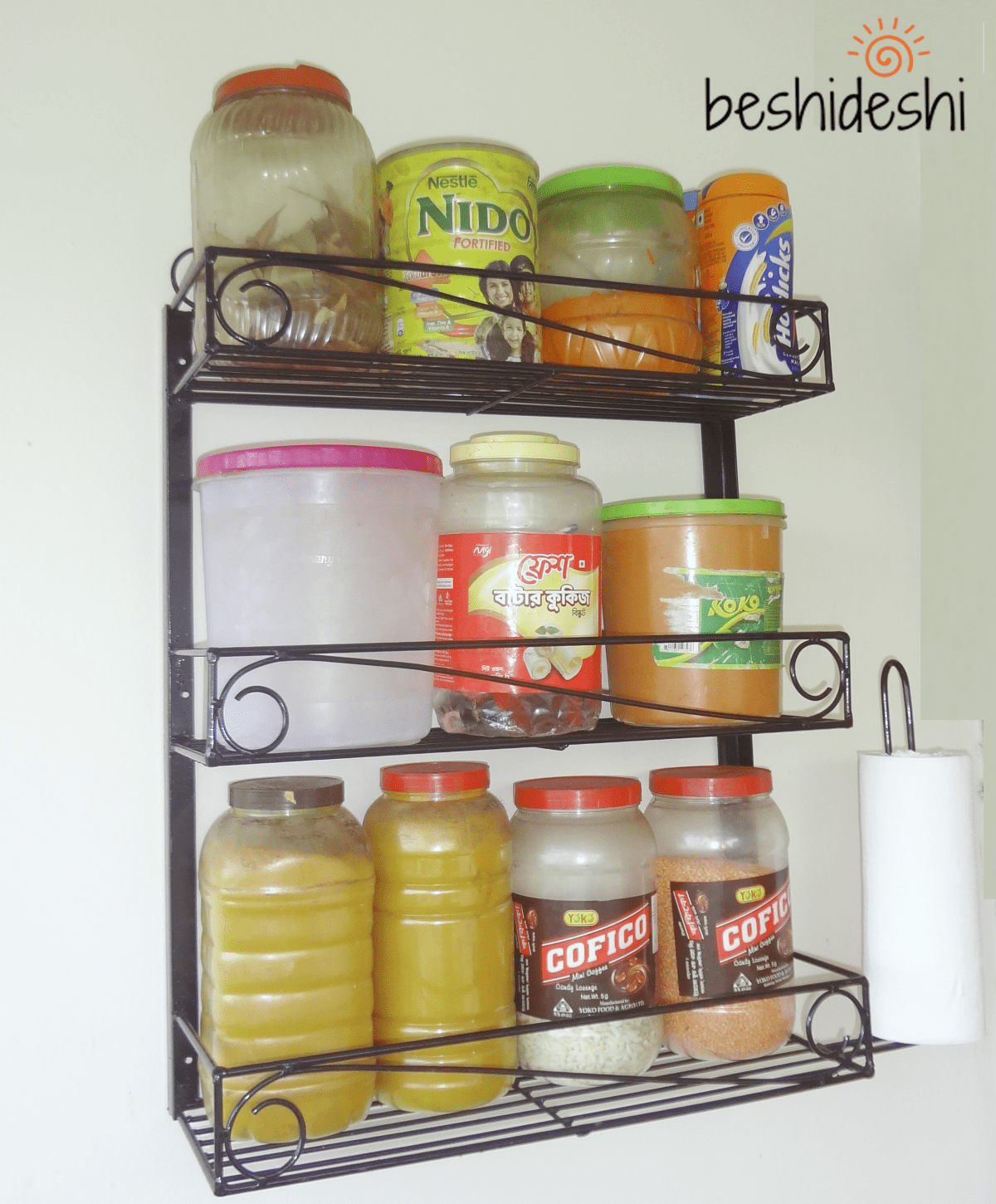 Kitchen Masala Organizer 3 Steps (Shelf)
